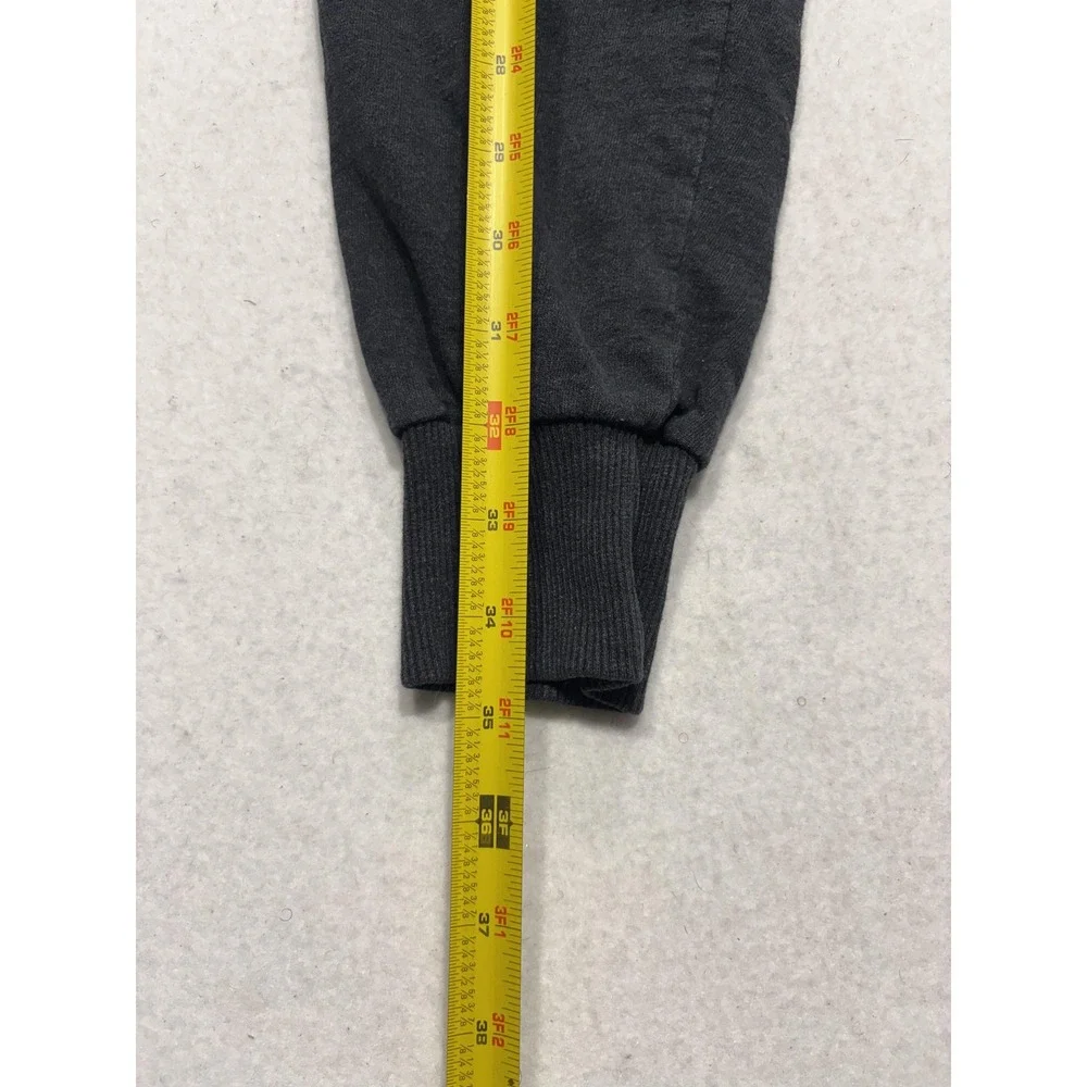 True Religion Mens Medium Gray Lounge Jogger Sweatpants Gold Logo RN 90737